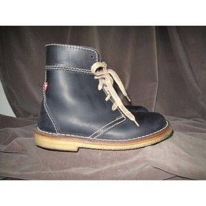 DUCKFEET Faborg Unisex Navy Blue Leather Boot 42 EU/ 11 USW/ 9 USM